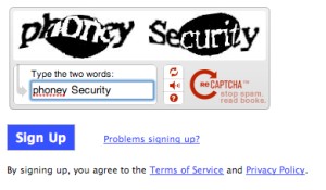 Captcha classique